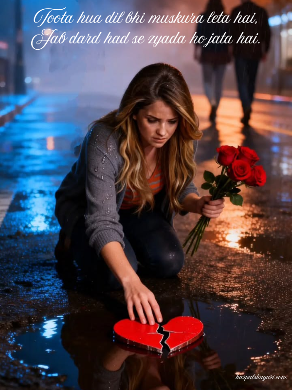 Heart Touching Breakup Shayari Lines
