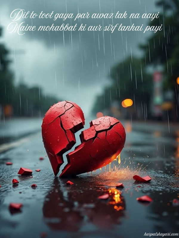 Sad Love Shayari In English​