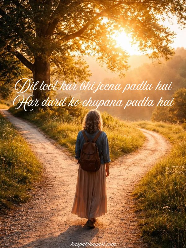 Motivational sad shayari in english